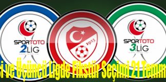 İkinci ve Üçüncü Ligde Fikstür Seçimi 21 Temmuz’da