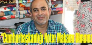 Çelik; “Cumhurbaşkanlığı Noter Makamı Olmamalıdır”