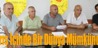 “Barış İçinde Bir Dünya Mümkündür!