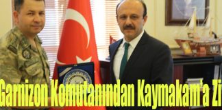 Yeni Garnizon Komutanından Kaymakam’a Ziyaret