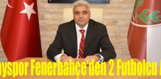 Hatayspor Fenerbahçe’den 2 Futbolcu Aldı!