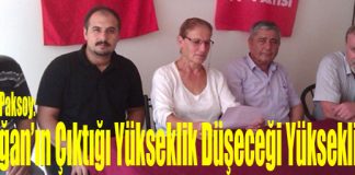İşçi Partisi İskenderun İlçe Başkanı Fatma Paksoy: “Erdoğan, Çıktığı Yükseklik Düşeceği Yüksekliktir!”
