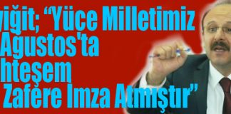 İskenderun Kaymakamından Zafer Bayramı Mesajı