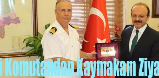 Yeni Komutandan Kaymakam Ziyareti