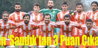 Erzin ‘Sandık’tan 3 Puan Çıkardı