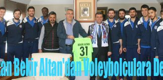 Başkan Bekir Altan’dan Voleybolculara Destek