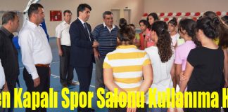 Belen Kapalı Spor Salonu Kullanıma Hazır