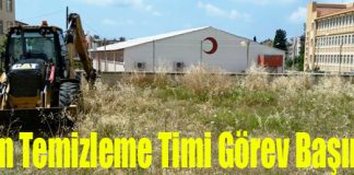 Alan Temizleme Timi Görev Başında
