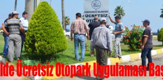 Sahilde Ücretsiz Otopark Uygulaması Başladı