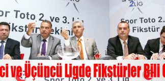 İkinci ve Üçüncü Ligde Fikstürler Belli Oldu