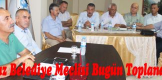 Arsuz Belediye Meclisi Bugün Toplanacak
