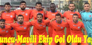 Turuncu-Mavili Ekip Gol Oldu Yağdı!