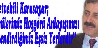 Karasayar; “Camilerimiz Hoşgörü Anlayışımızı Güçlendirdiğimiz Eşsiz Yerlerdir”