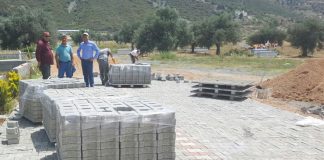 Arsuz Üçgüllük Mezarlık Yolu’nda 4 Bin Metrelik Kilit Parke Taşı Döşendi