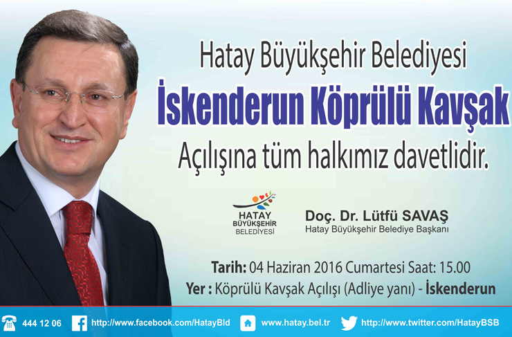 köprülü kavşak açılışı