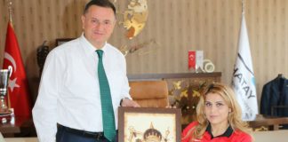 Şampiyondan Başkan Savaş’a Ziyaret