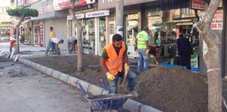 Devlet Hastanesinin Çevresi Düzenleniyor
