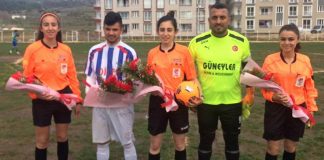 Hatay’da Play-Off Maçını 3 Bayan Hakem Yönetti