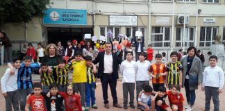 Beş Temmuz İlkokulunda Futbol Şöleni