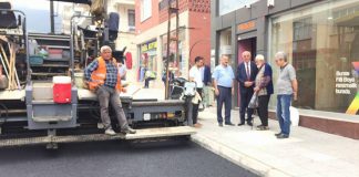 Denizciler’de Yollar Sıcak Asfalt İle Kaplanıyor