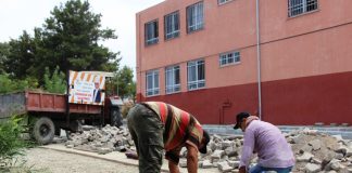 Azganlık İlkokulunun Çevre Düzenlemesi Yapıldı