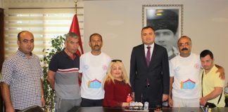 Arsuz Kaymakamı Sarı Ziyaretçileri Ağırladı