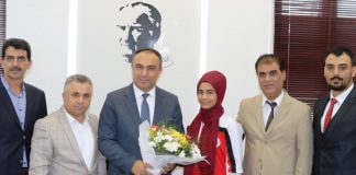 Sambo Şampiyonlarından Kaymakam Soytürk’e Ziyaret