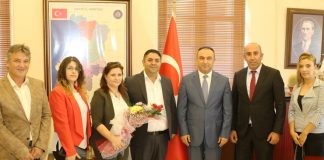 Nuri Üysen Ortaokulundan Kaymakam Soytürk’e Ziyaret