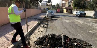 Dörtyol’da Tıkanan Izgaralar Temizlendi