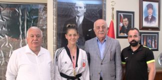 Başkan Seyfi Dingil Başarılı Sporcuyu Kutladı