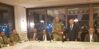 Tuğgeneral Olgay’a Veda Yemeği