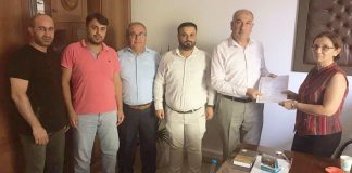 Hizmet-İş Sendikası İskenderun Şube Başkanı Mehmet Yetim Mazbatasını Aldı