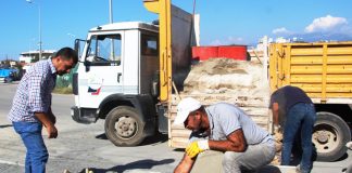 Meydan Mahallesinde Kaldırımlara Karo Döşeniyor