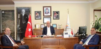 Başkan Seyfi Dingil Konuklarını Makamında Ağırladı