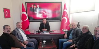 Ak Partili A.Adayı Ergündüz MHP’yi Ziyaret Etti