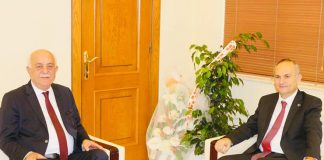Başkan Seyfi Dingil’den Kaymakam Yönden’e Hayırlı Olsun Ziyareti