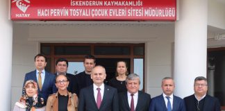 Kaymakam Yönden ve Eşi Çocuklarla Bir Araya Geldi