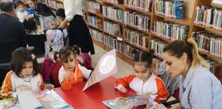 ‘Dünya Çocuk Kitapları Haftası’nda Öğrenciler Kütüphaneye Akın Etti
