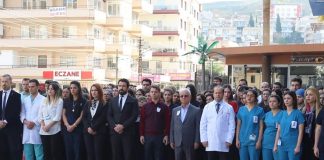 Ulu Önder Palmiye Hastanesinde de Saygıyla Anıldı