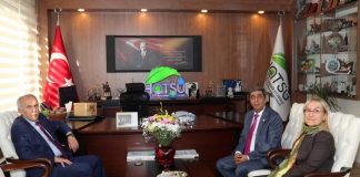 Vali Ata’dan Genel Müdür Çaparali’ye Veda Ziyareti