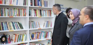 Avcılarsuyu Orta Okulunda Kütüphane Açıldı