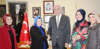 Ak Parti Kadın Kollarından Başkan Seyfi Dingil’e Ziyaret