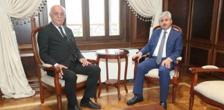 Başkan Seyfi Dingil’den Vali Doğan’a Hayırlı Olsun Ziyareti