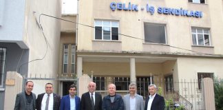 Çelik-İş Sendikasının Eski Binası Yıkıldı