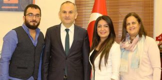 Ahbap Derneği Heyeti Kaymakam Yönden’i Ziyaret Etti