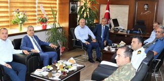 Emniyet Müdürü Tolunay’a Geçmiş Olsun Ziyareti