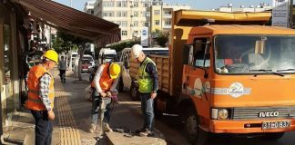 Kentteki Engelli Rampaları Yenileniyor