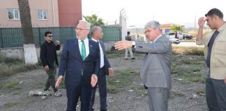 Vali Doğan ve Başkan Tosyalı Birlikte İncelemelerde Bulundular
