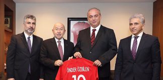 Erzinspor Kulüp Başkanı Önder Özbilen, Nihat Özdemir’i Ziyaret Etti