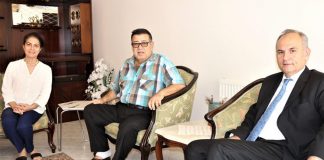Kaymakam Yönden’den Hilmi Diken’e Geçmiş Olsun Ziyareti